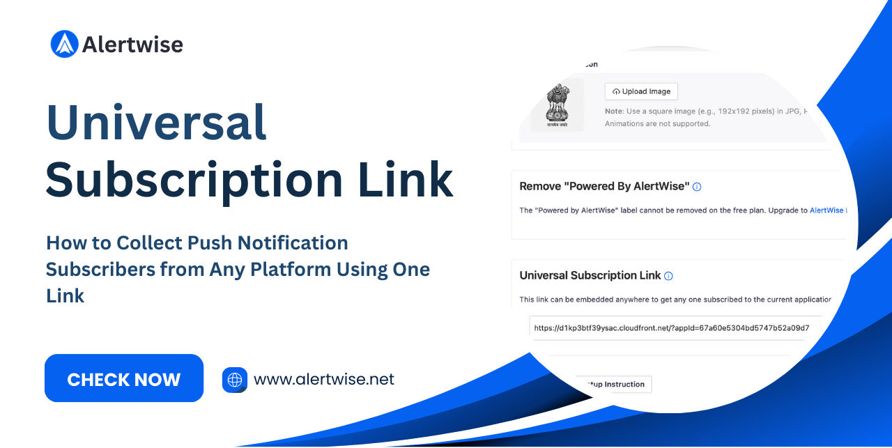 How to Collect Push Notification Subscribers from Any Platform Using One Link - Universal Subscription Link